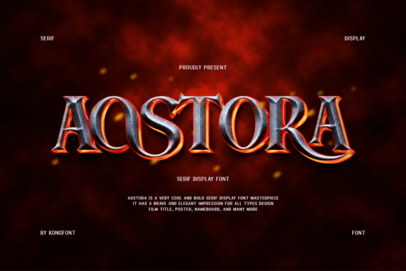Aostora Serif Font: Your Cinematic Headline Secret