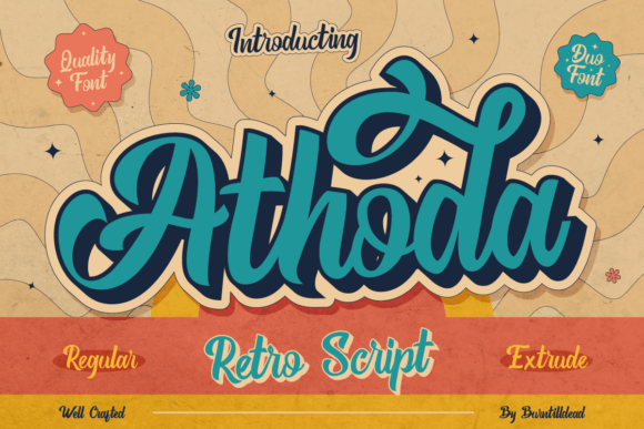 Athoda: A Script Font That Earns Its Space