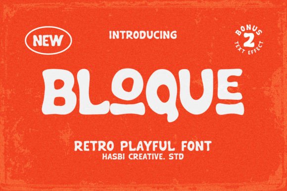 Bloque Retro Playful Font for Scroll-Stopping Campaigns