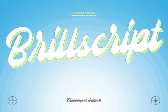 Brillscript: A Vintage Handwritten Font That Feels Like Home