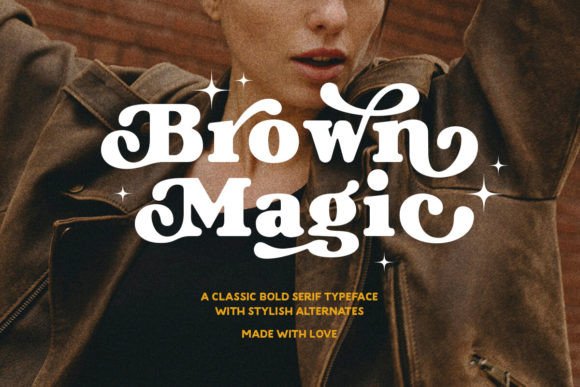 Brown Magic: A Vintage Serif Font That Elevates Web Design