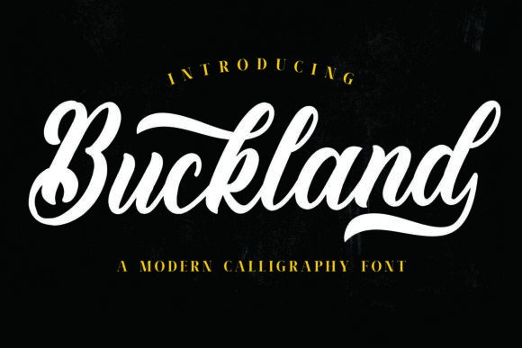 Buckland: A Vintage Script Font for Digital Branding