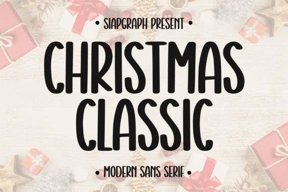 Christmas Classic: A Joyful Sans Serif Typeface for Editorial Warmth