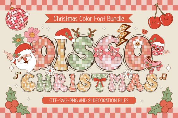 Disco Christmas: A Festive Display Font That Grabs Attention