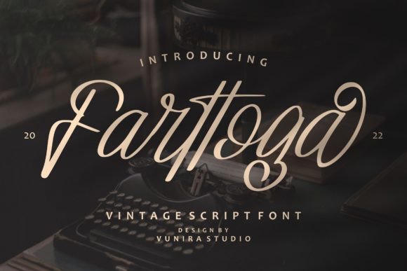 Farttoga: A Vintage Script Font That Feels Like Home