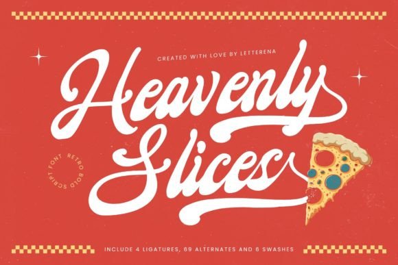 Heavenly Slices: A Thoughtful Script Font for Editorial Warmth