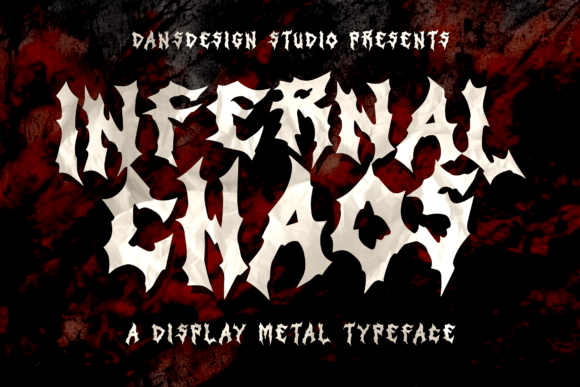 Inferal Chaos: A Bold Blackletter Font for Handmade Brands