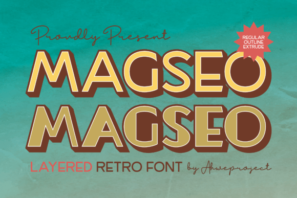Magseo: A Retro Sans Serif Font for Digital Brand Clarity