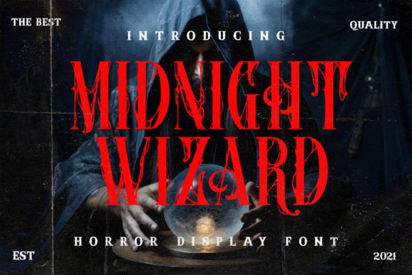 Midnight Wizard: A Blackletter Font That Commands Attention