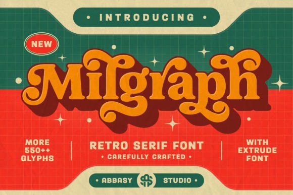 Milgraph: A Retro Serif Font That Elevates Digital Branding