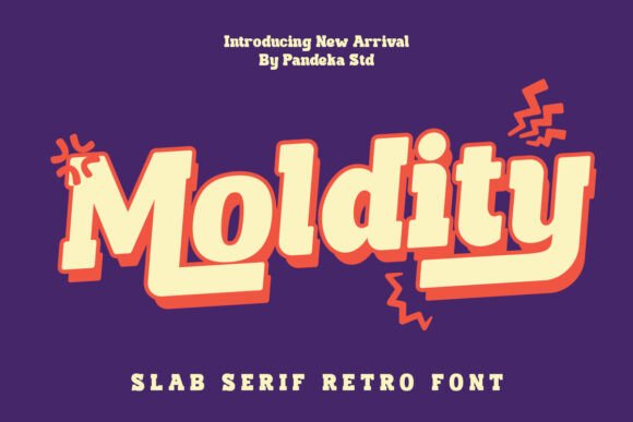 Moldity: A Retro Slab Serif That Gives Your Brand Instant Charm