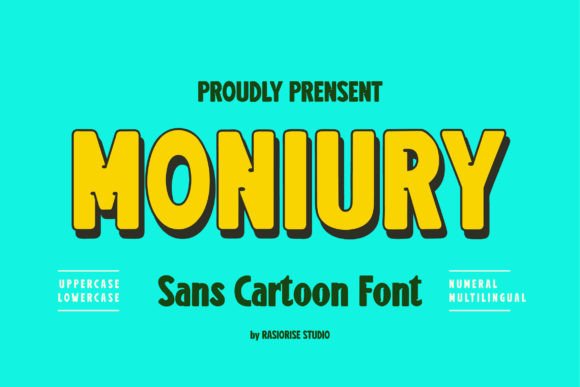 Moniury: A Retro Bold Sans Serif for Editorial Warmth