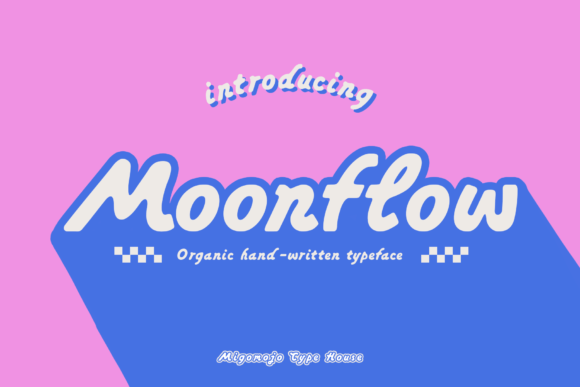 Moonflow: A Retro-Script Typeface for Digital Branding