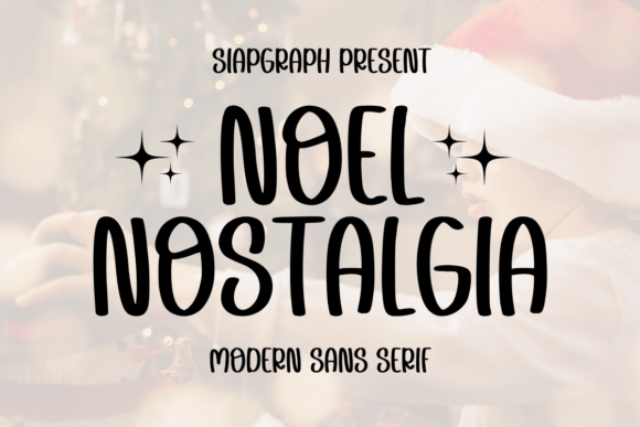 Noel Nostalgia: A Playful Sans Serif Font for Handmade Brands