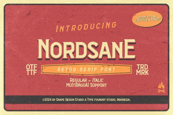 Nordsane: A Thoughtful Serif for Editorial Calm