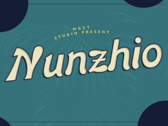 Nunzhio: A Luxurious Script Font for Digital Branding