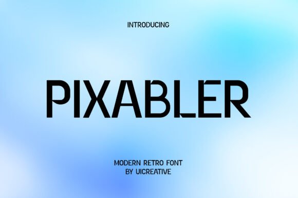 Pixabler: A Modern Retro Serif Font That Elevates Real Business Branding