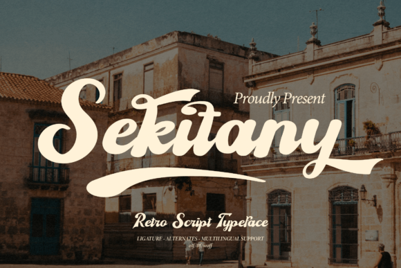 Sekitany Script Font for Handmade Labels & Printables