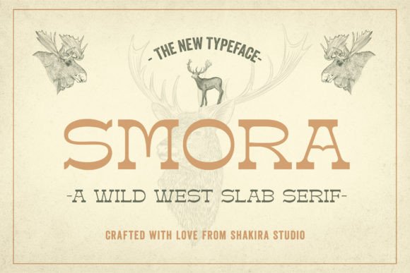 Smora: The Vintage Slab Serif That Commands Attention