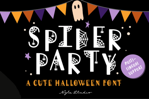 Spider Party: A Playful Decorative Font That Delivers