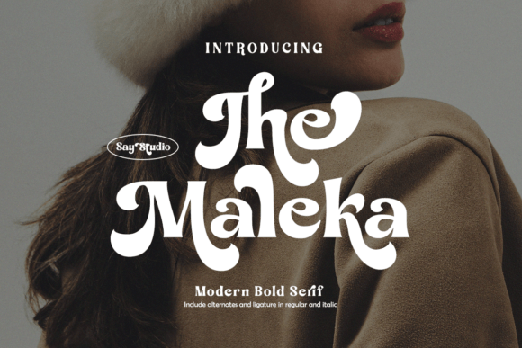 The Maleka: A Serif Font That Builds Trust and Recognition
