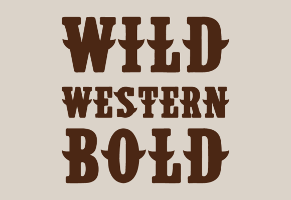 Wild Western Bold: A Clean Retro Serif for Logo & Branding Work